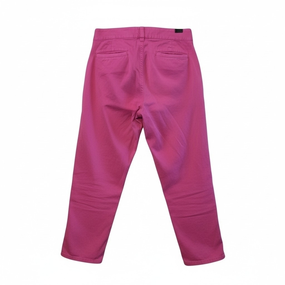 Crown & Ivy Charlotte Women’s 10 Bright Pink Capri Jeans 4 Pocket Clamdiggers - Picture 2 of 15